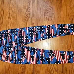 Lularoe Patriotic Red, White, Blue Stsr Leggings